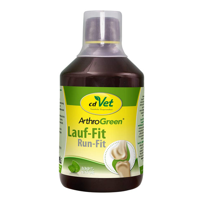 cdVet Naturprodukte ArthroGreen Running -Fit 500 ml - suplement diety do wspomagania stawów dla konia, psa i kota z ziołami