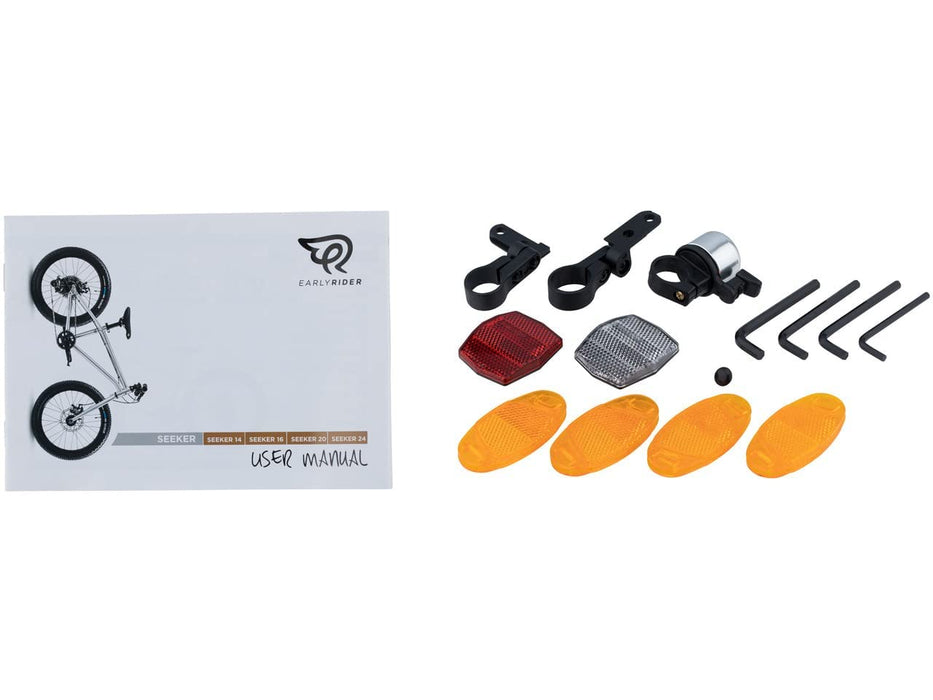 EARLY RIDER Seeker rower dziecięcy na pasku dla chłopców i dziewczynek, 14 albo 16 cali, od 2,5 do 5 lat, 5,6 kg, Adventure Edition, idealny na prezent | Kids Bicycle | rower dziecięcy