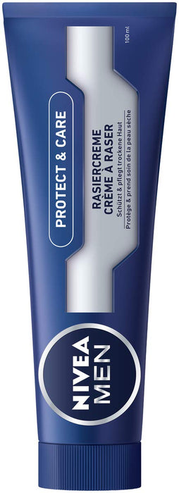 Krem do golenia NIVEA MEN Protect & Care kremową pianką, 100 ml