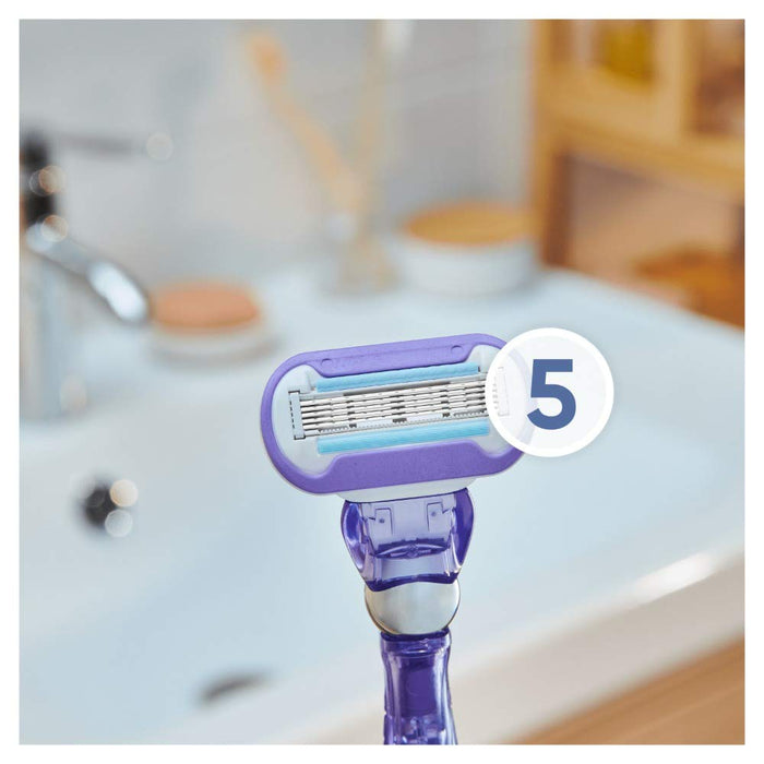 Gillette Venus ‎7702018584383 Ostrza dla Kobiet, 4 Sztuki, Biały/Liliowy