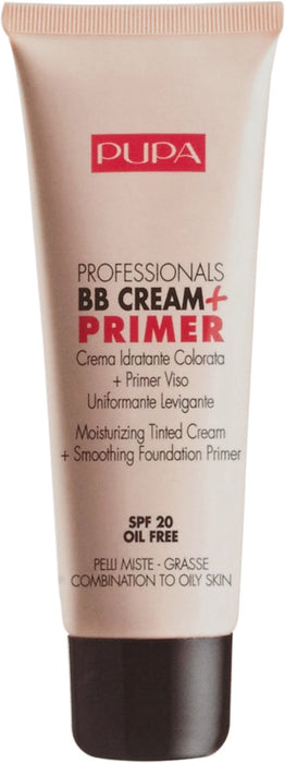 Pupa Krem BB + Primer For Combination To Oily Skin 001 Nude
