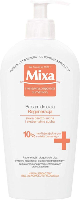 Mixa balsam do ciała regeneracja, skóa sucha i ekstremalnie sucha, 400 ml