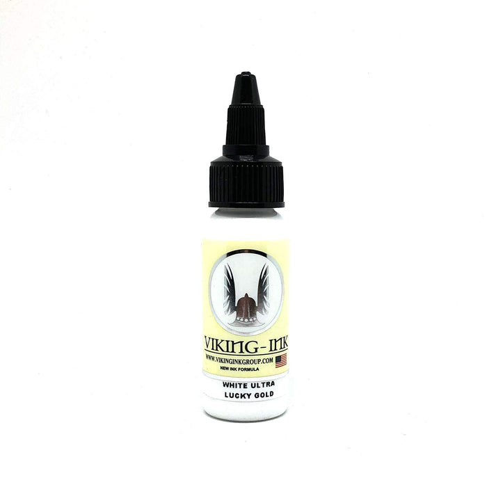 VIKING INK Atrament WHITE LUCKY GOLD do tatuażu 30ml