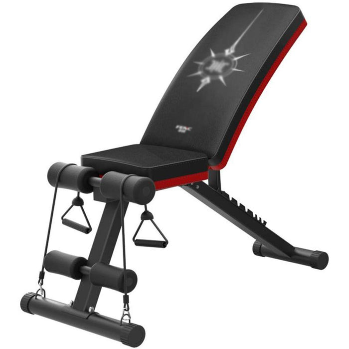 M-YN Regulowana ławka do hantli, składana ławka do siedzenia na siedząco deska do ćwiczeń fitness dom siłownia ćwiczenia sport wsparcie na ławce praska przenośna deska do suplement