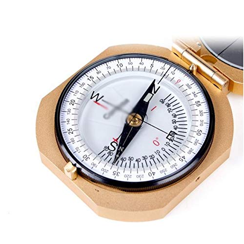 Outdoor Compass Metal Flip Compass do wędrówki geologii biwakowania eksplorowanie zajęć na świeżym powietrzu Mieralne nachylenie trwałe