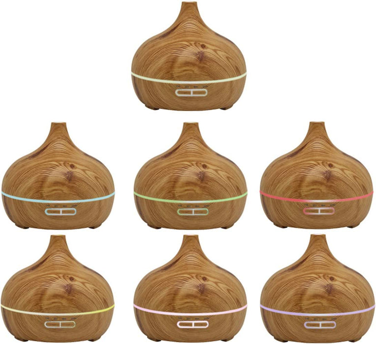 PRIXTON - Nawilżacz powietrza/olejek aromatyczny do aromaterapii, zbiornik 300 ml, światło nocne LED, timer 1-3-6 h, odświeżacz powietrza, nawilżacz powietrza, dyfuzor aromatów | Hidra H5W