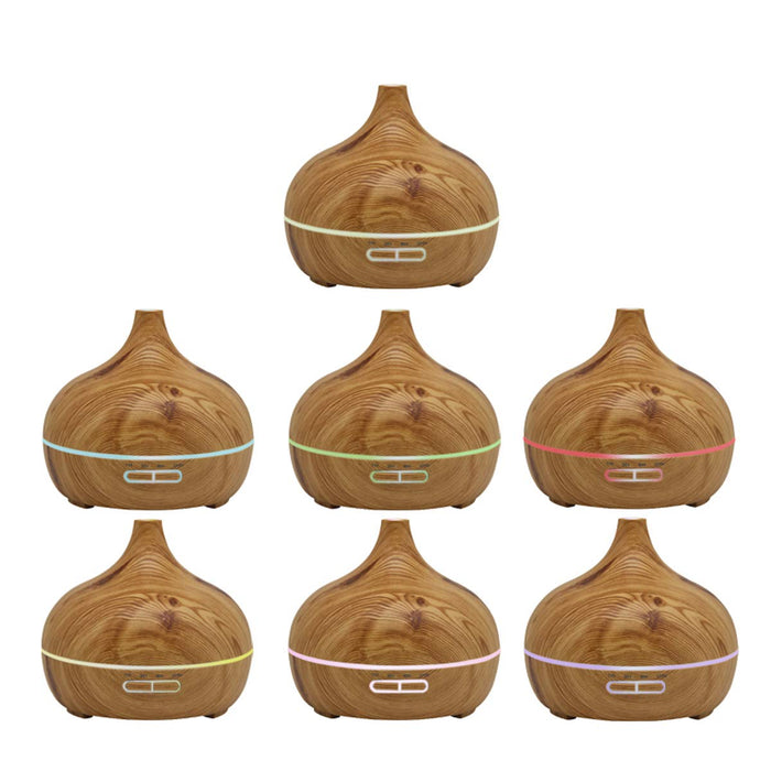 PRIXTON - Nawilżacz powietrza/olejek aromatyczny do aromaterapii, zbiornik 300 ml, światło nocne LED, timer 1-3-6 h, odświeżacz powietrza, nawilżacz powietrza, dyfuzor aromatów | Hidra H5W