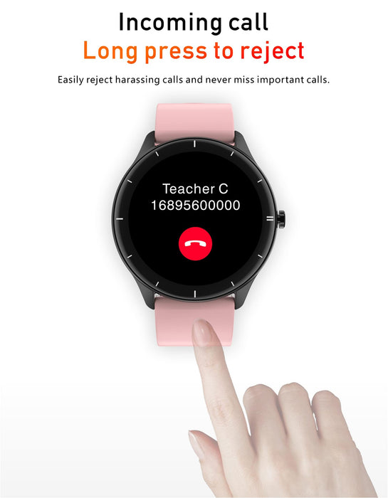 Wodoszczelny tracker fitness, kompatybilny z systemem Android i iOS, GPS Smartwatch, wykrywanie zawartości tlenu we krwi, ROSA Q21