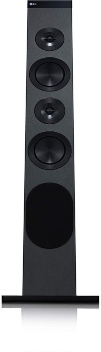 LG RL3 głośnik stojący o mocy 130 W (odtwarzanie dźwięku Hi-Res, radio FM, Bluetooth, USB, LG TV Sound Sync), czarny