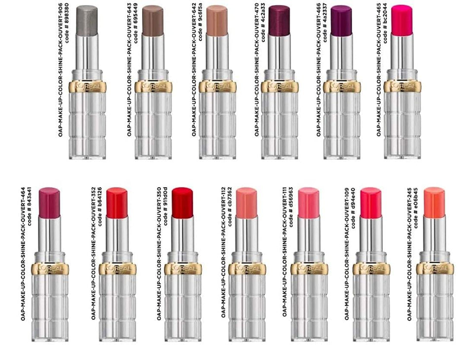 L'Oréal Paris Lipstick Color Riche Shine Addiction 350 pomadka błyszcząca, 4,8 g