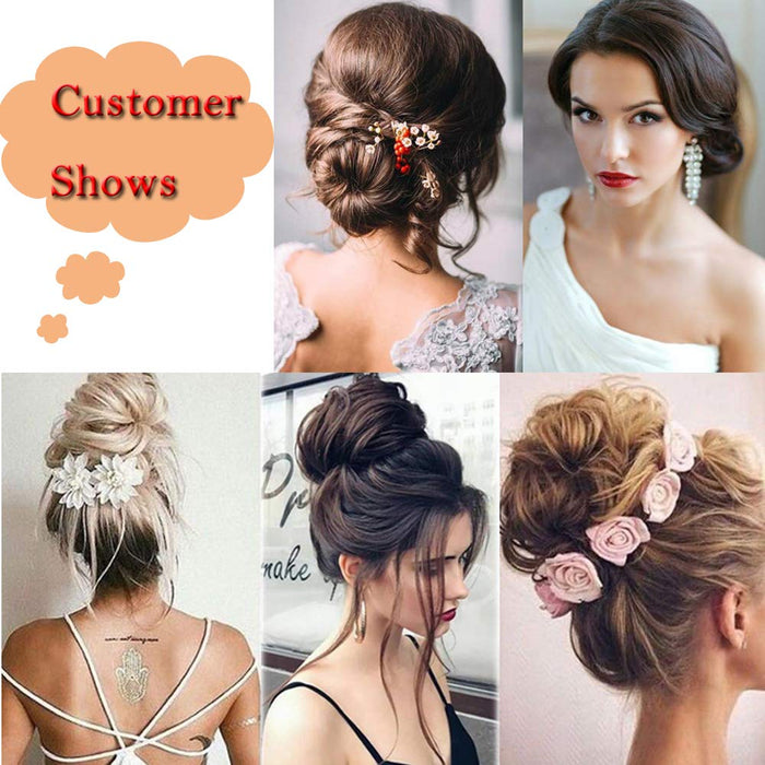 Updos Tousled Hair Extensions niechlujne kręcone gumki do włosów kok, przedłużanie włosów, elastyczna treska, natychmiastowy kucyk, peruka, falowana, jasnobrązowa i popielaty blond