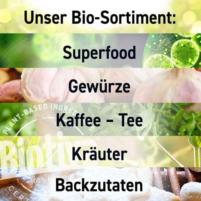 Biotiva Herbata Melisse 100 g Bio – Melissa officinalis – suszone liście melisy, herbata ziołowa, wegańska, bez dodatków, napełniana i certyfikowana w Niemczech (DE-Öko-005)