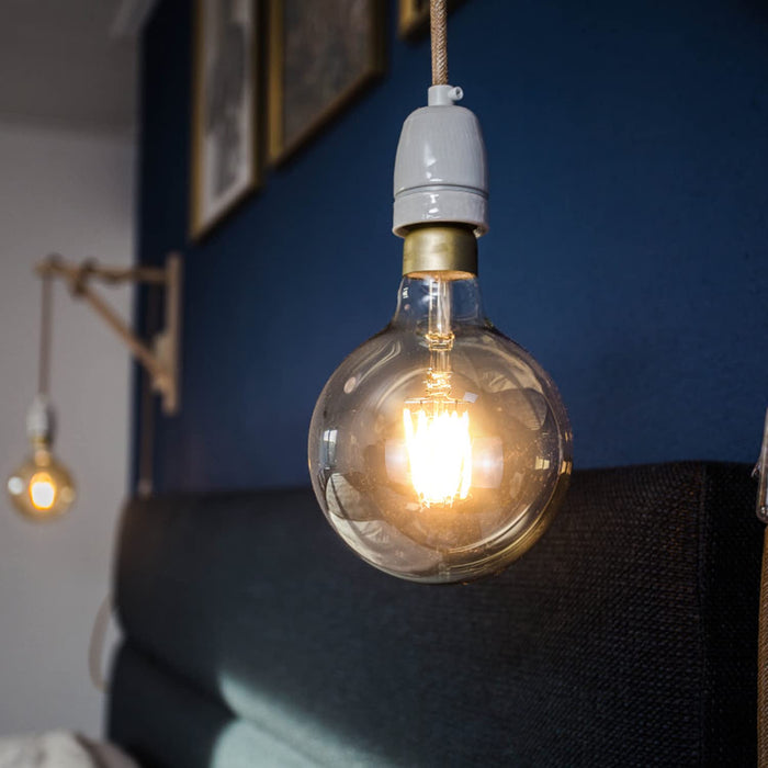 GBLY 2 sztuki LED E27 lampa vintage żarówka - G80 żarówka edison 2700K 4W żarówka ciepła biała filament retro żarówka zabytkowa lampa szklana energooszczędna lampa do domu hotel bar kawiarnia