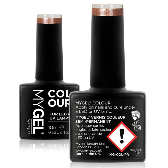 MyGel lakier do paznokci od MYLEE (10 ml) MG0105 - Masterpiece UV/LED Nail Art Manicure pedicure do profesjonalnego zastosowania w salonie i w domu - trwały i łatwy w użyciu