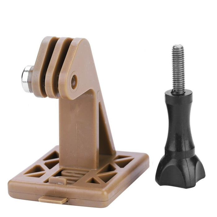 Tbest Taktyczne akcesoria do szybkiego kasku Airsoft, uchwyt przedni do kasku, adapter do kamery Go Pro Action