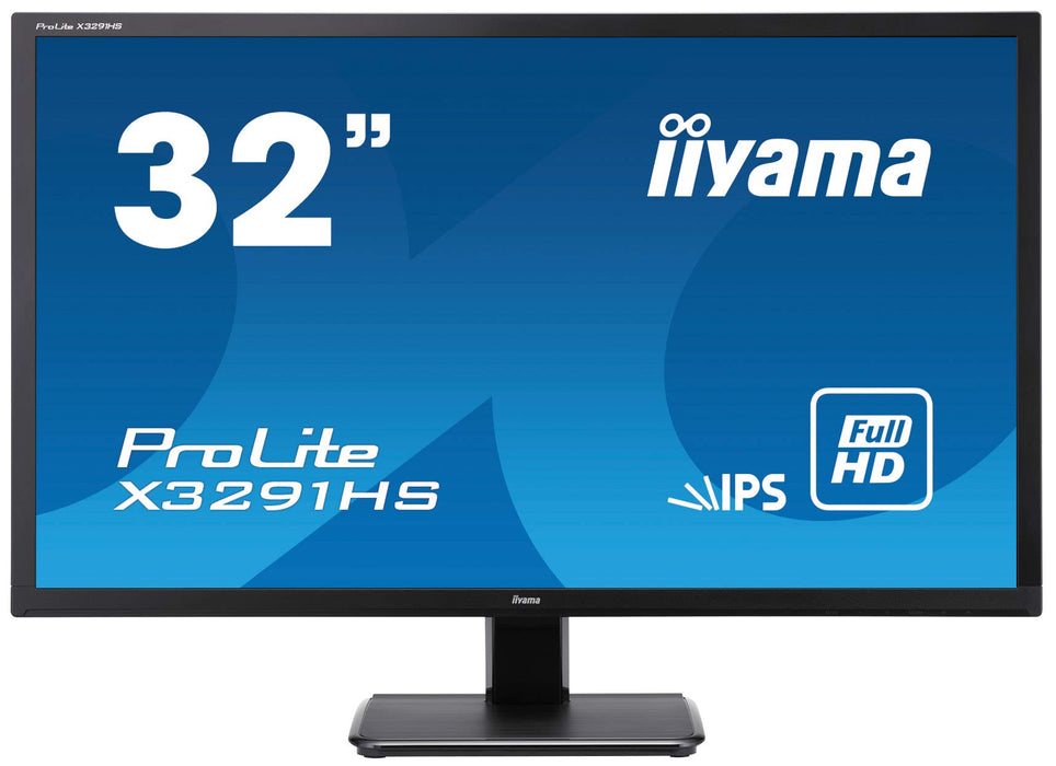 iiyama Prolite X3291HS-B1 80,1 cm (32 cale) monitor LED AH-IPS Full-HD (VGA, DVI, HDMI) czarny
