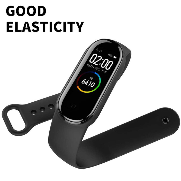 FunBand Kompatybilny z Xiaomi Mi Band 5 pasków, miękki silikon fitness sportowa zastępcza bransoletka fitness silikonowe paski zastępcze do Xiaomi Mi Band 5