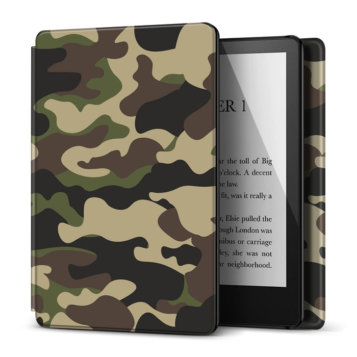 TNP etui ochronne do Kindle Paperwhite 2021 6,8 cala 11 generacji/Kindle Paperwhite 2021 Signature Edition, etui i etui do czytania Kindle Paperwhite, kolor kamuflaż