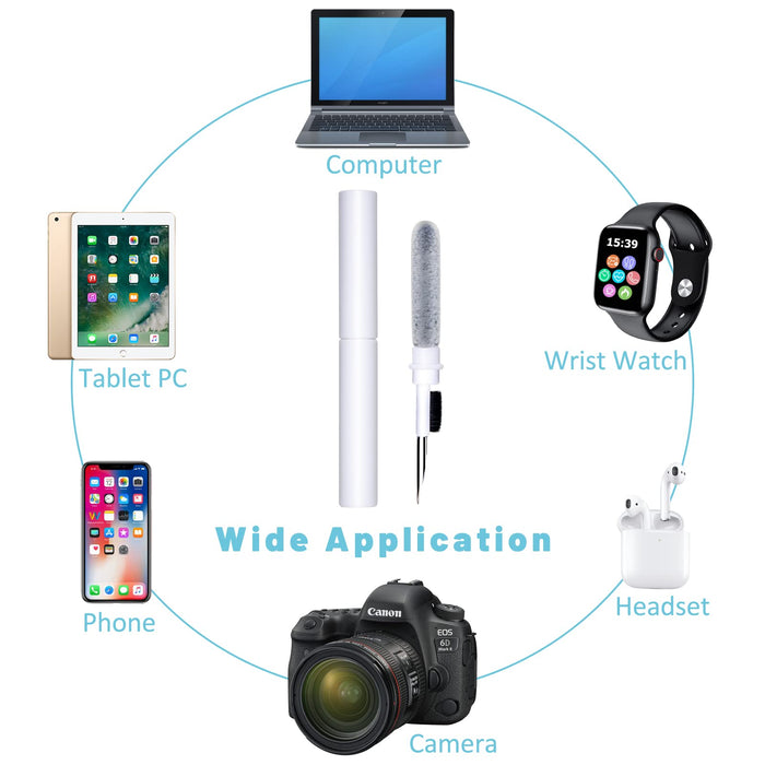 Zestaw do czyszczenia Airpods Pro 1 2, wielofunkcyjny długopis do czyszczenia, miękka szczotka do słuchawek, Bluetooth, narzędzia do czyszczenia, do Lego Huawei Samsung MI Earbuds