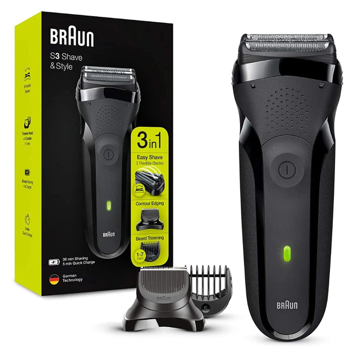 Braun Series 3 300BT Elektryczna Golarka do Brody, Czarny