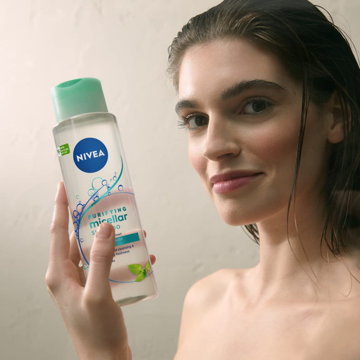 NIVEA Szampon micelarny do włosów normalnych i tłustych, 400 ml