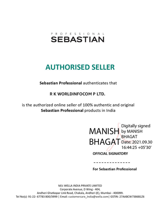 Sebastian Dark Oil 1 Olejek do Stylizacji Włosów, 1 opakowanie (1 x 95 ml)