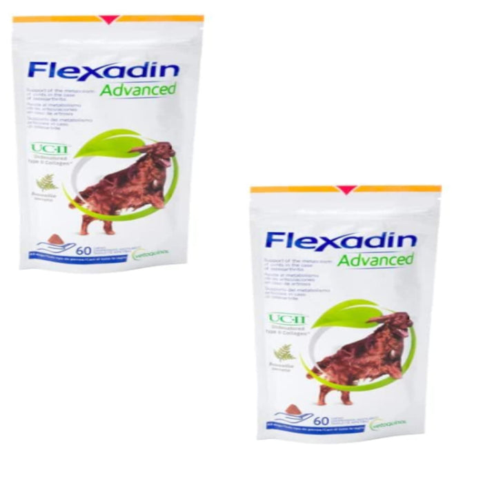 Vetoquinol Flexadin Advanced dla psów - dwupak - 2 x 60 chews