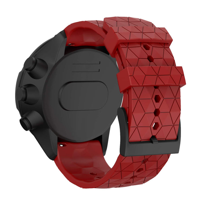 WIIKAI Zamiennik pasków do zegarka dla SUUNTO 9 Baro/SUUNTO 9, silikonowy pasek do zegarka kompatybilny z SUUNTO 9 Baro/SUUNTO 9