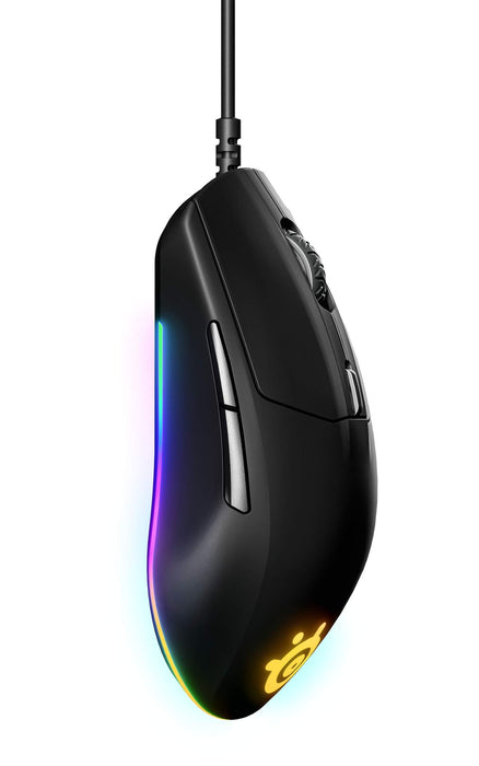 SteelSeries Rival 3 - Sensor Optyczny TrueMove Core 8 500 CPI - 6 Programowalnych Przycisków - Przyciski Split Trigger