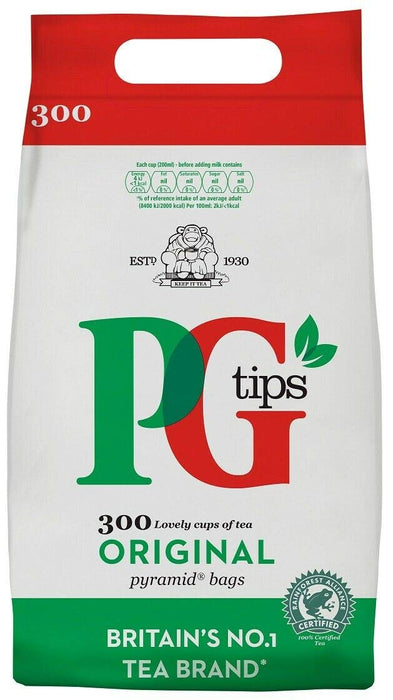 PG Tips czarna herbata, 1 opakowanie (1 x 870 g) 300 torebek