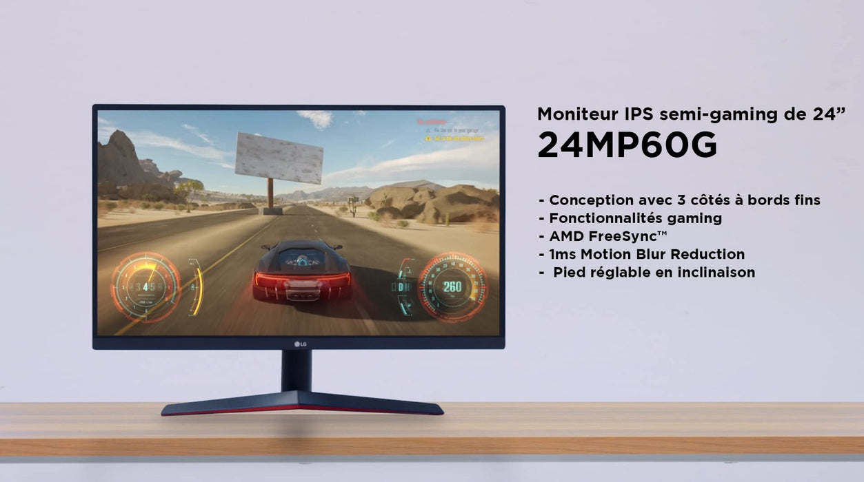 LG Monitor 24MP60G-B 24MP60GB 24" (24MP60G-B AEU) (24MP60GB AEU) LGAEU AEU AEU