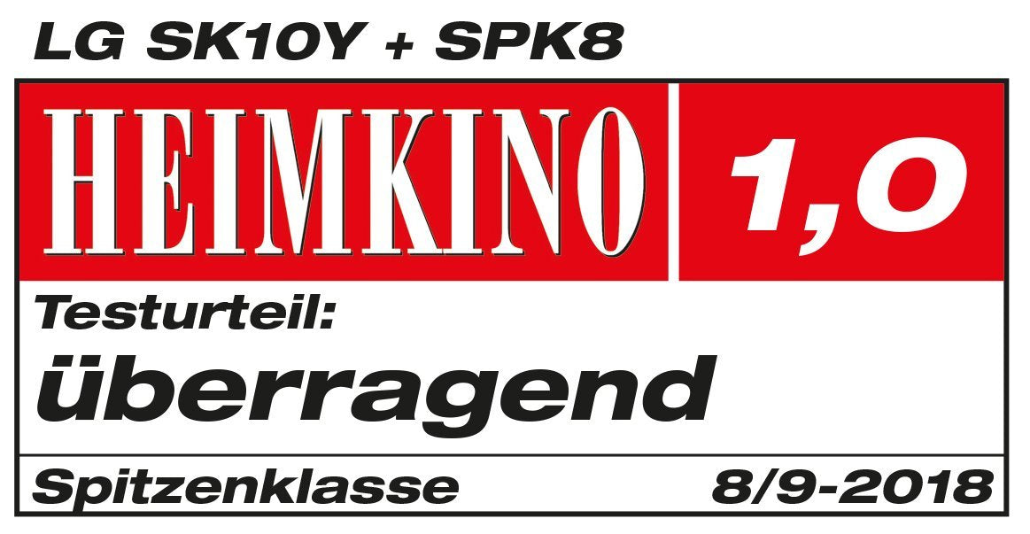 LG Electronics SPK8 Zestaw Głośników, Czarny