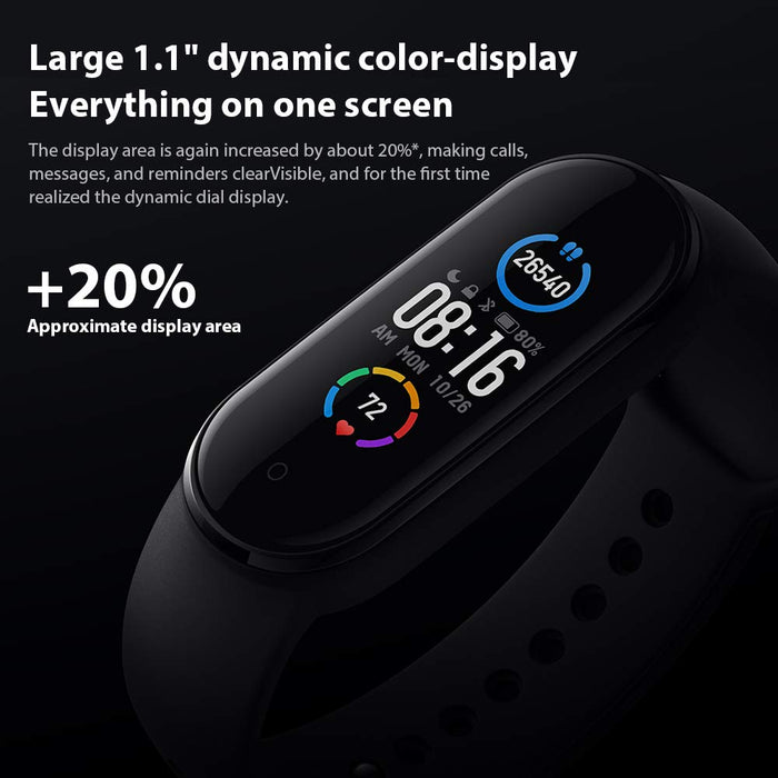 Xiaomi Mi Band 5 Activity Smart Bransoletka, monitory aktywności, czarny