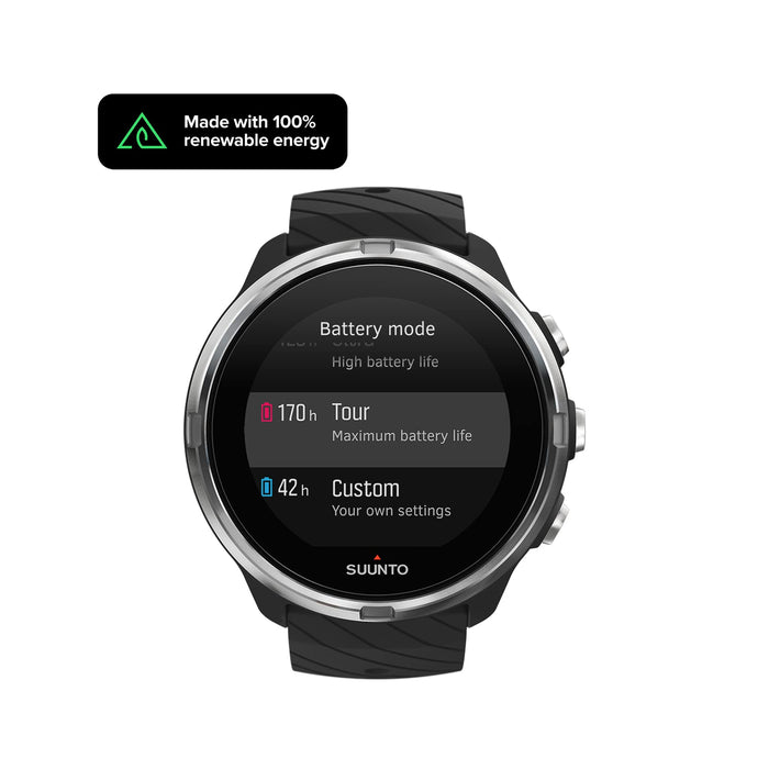 Suunto 9 zegarków sportowych GPS z długim czasem pracy baterii i pomiarem tętna na nadgarstku