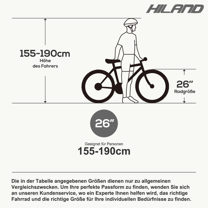 Hiland rower górski 26 cali, podwójne zawieszenie, pełne zawieszenie, 21 biegów, rower MTB, dla chłopców i dziewczynek, całkowicie wielofunkcyjny rower dla mężczyzn i kobiet