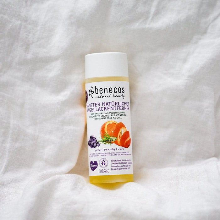 benecos - Naturalne Kosmetyki - zmywacz do paznokci - organiczny olej muszli organowych & organiczny olejek lawendowy - wegański - 125ml