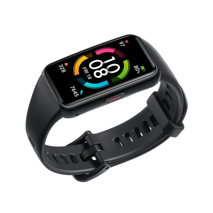 HONOR Band 6 Smartwatch, 1,47’AMOLED, 14-dniową żywotnością baterii Monitorowanie SpO2, Monitor Pracy Serca, 5ATM Fitness Tracker Krokomierz Zegarek Monitory Aktywności Wersja UE