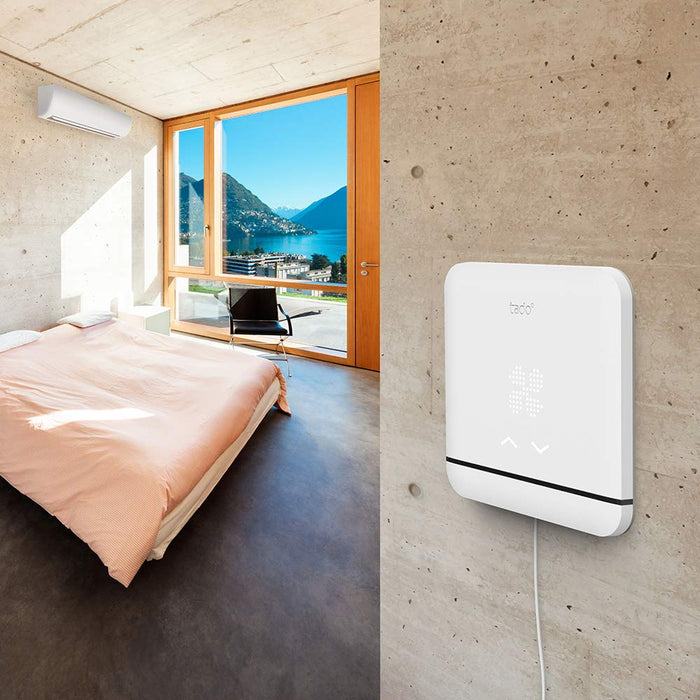 Tado Smart AC Control V3+ Inteligentny System Sterowania Klimatyzacją Biały 10 x 1.45 x 10 cm