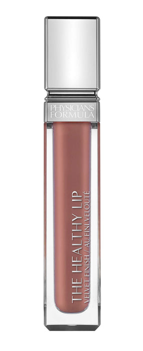 Physicians Formula - The Healthy Lip Velvet Liquid Lipstick - Rossetto Liquido a Lunga Durata, Formula Cremosa con Olio di Avocado, Vitamine A&E, Acido Ialuronico, Peptidi Anti-età - All-Natural Nude