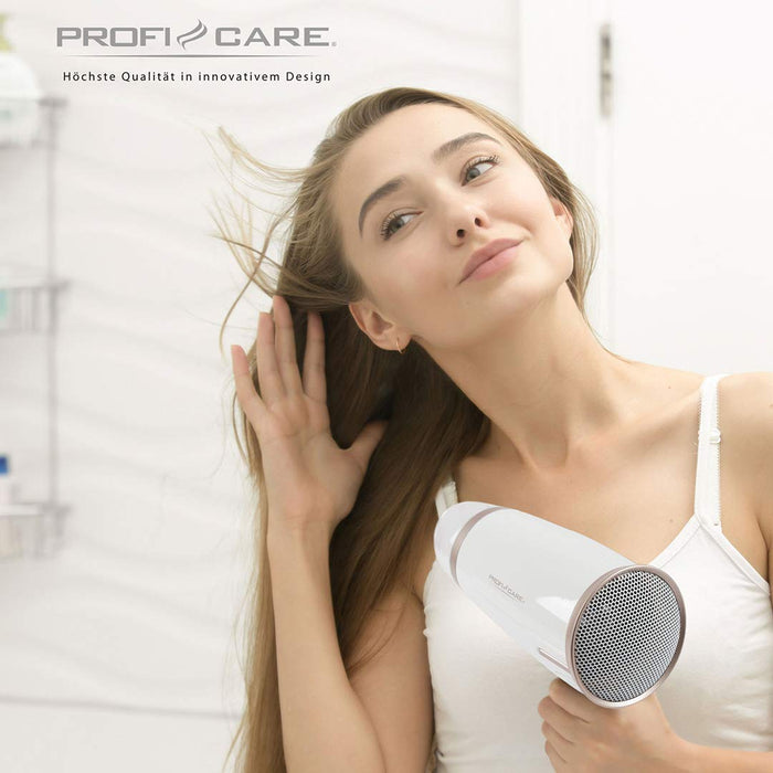 Profi Care 330090 Suszarka do Włosów, Biały/Miedziany, 1400W