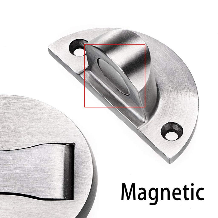 Loomiloo stoper do drzwi z magnesem | automatyczny, magnetyczny i bez wiercenia | z najlepszej stali nierdzewnej i samoprzylepny | w pełni automatyczny i super wygodny | stoper do każdych drzwi
