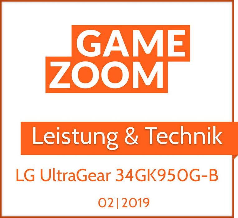 LG 34GK950G monitor gamingowy o przekątnej 86,36 cm (34"), UltraGear ™ Curved 21:9 UltraWide™ QHD IPS, 120 Hz, DCI-P3 98%, DAS Mode), czarny