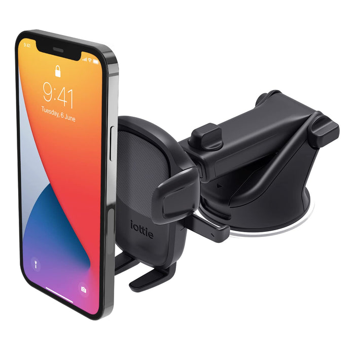 iOttie Easy One Touch 5 uchwyt samochodowy na deskę rozdzielczą i przednią szybę, do iPhone'a, Samsunga, Moto, Huawei, Nokia, LG, smartfonów, czarny, Dash
