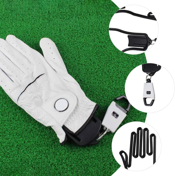 Gatuida 2 szt. rękawice golfowe blejsze rękawice podtrzymujące ramę rękawice podtrzymujące stojaki outdoorowe uchwyt golfowy suszarka akcesoria narzędziowe do konserwacji rękawic białe