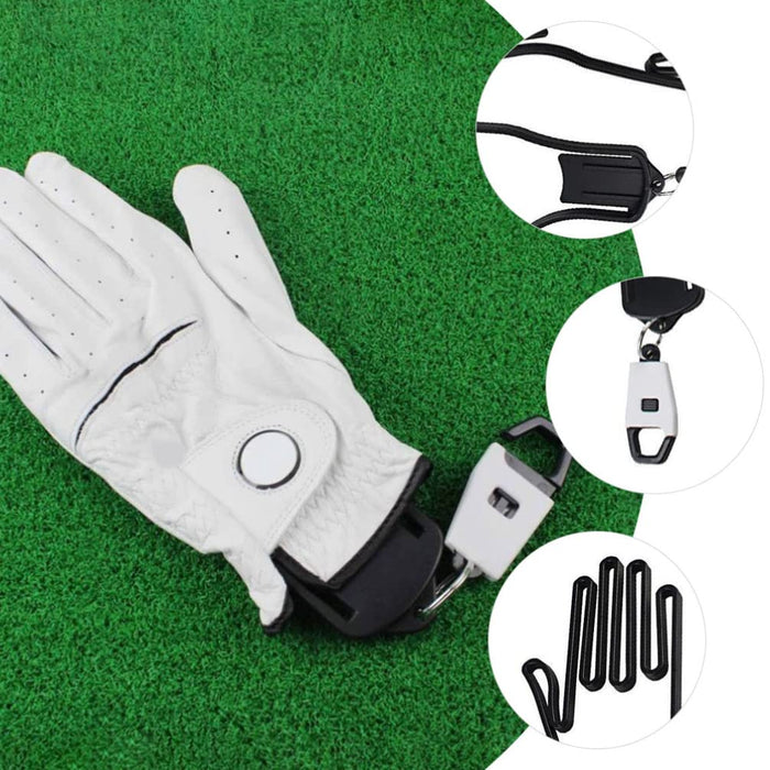 Gatuida 2 szt. rękawice golfowe blejsze rękawice podtrzymujące ramę rękawice podtrzymujące stojaki outdoorowe uchwyt golfowy suszarka akcesoria narzędziowe do konserwacji rękawic białe