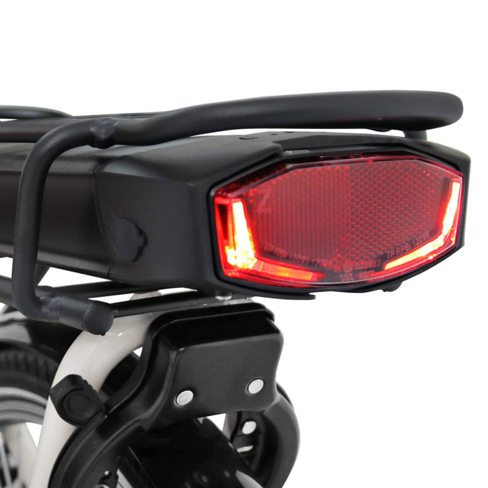 AsVIVA E-Bike damski rower holenderski 28", niskopoczątkujący (akumulator 13 Ah), 7-biegowa przerzutka Shimano, silnik środkowy, hamulce tarczowe, biały