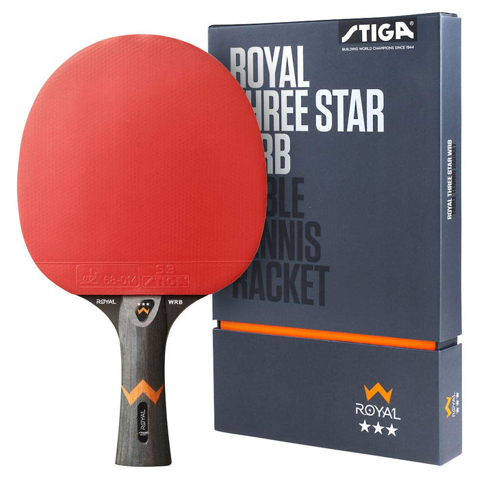 Stiga Royal 3-gwiazdkowy kij do tenisa stołowego, czarny/czerwony