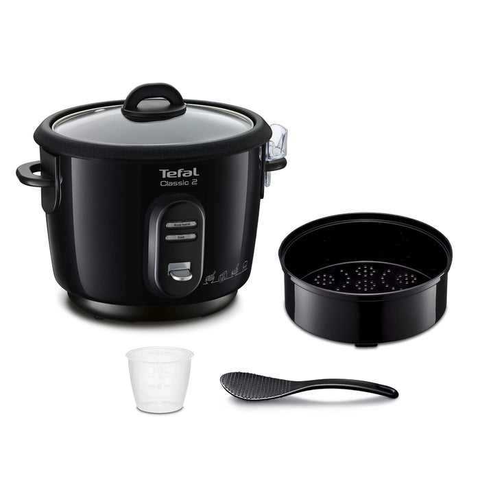 Tefal - RK102811 - klasyczna czarna metaliczna kuchenka do ryżu