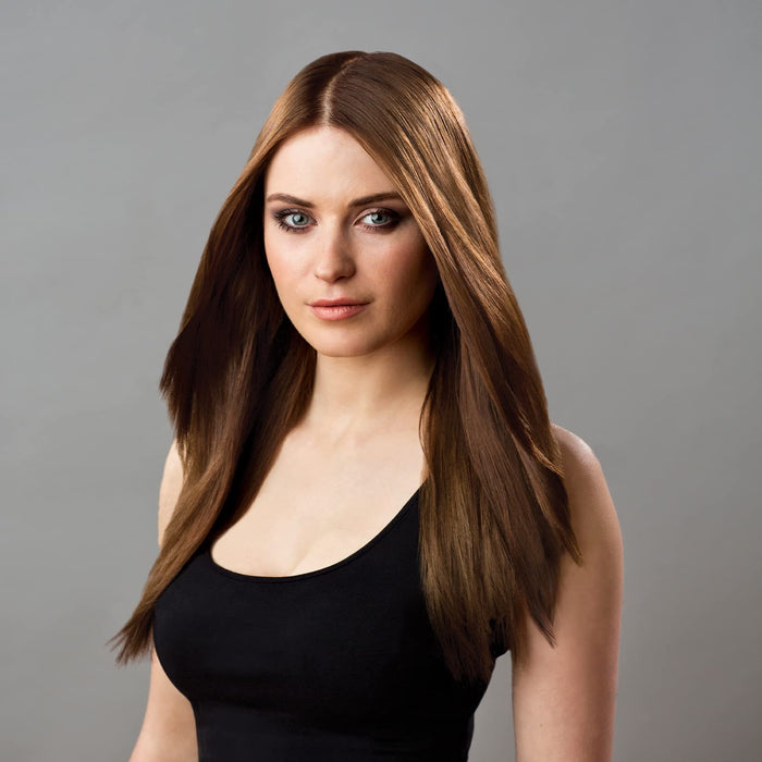 Remington prostownica do włosów, wysokiej jakości powłoka ceramiczna wzbogacona mikroskładnikami dla większego połysku, wyświetlacz LCD, 150-230°C, Shine Therapy S8500