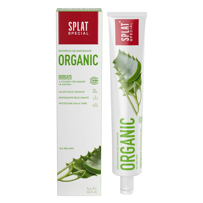 Splat Organic pasta do zębów, 1 opakowanie (1 x 75 ml)